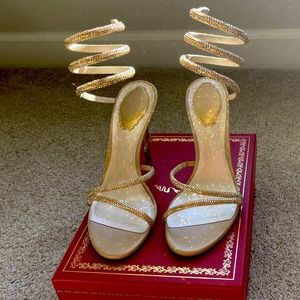 Sexy strass strap sandals …worn only once